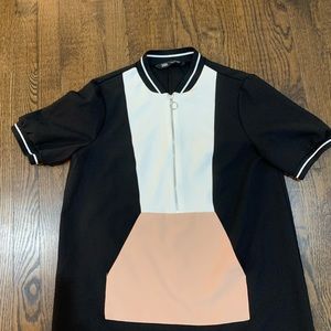 Zara zipper dress